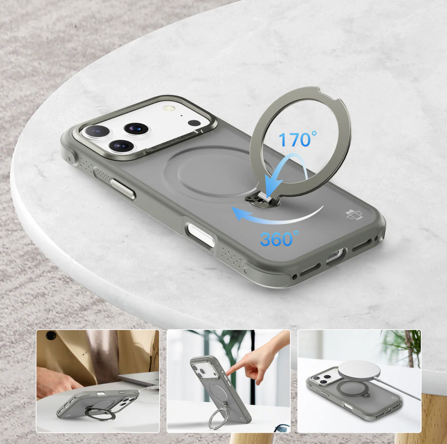 Estuche iPhone 17 Pro Gris