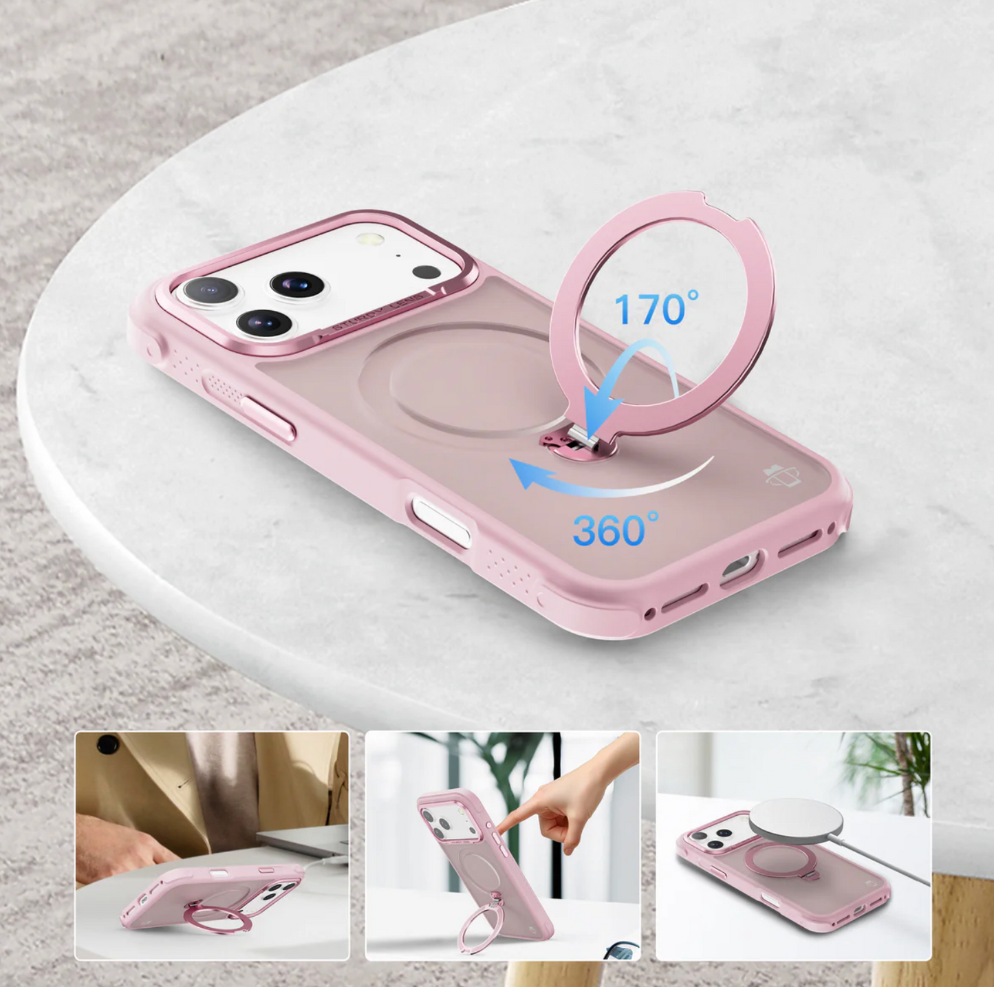 Estuche iPhone 17 Rosa